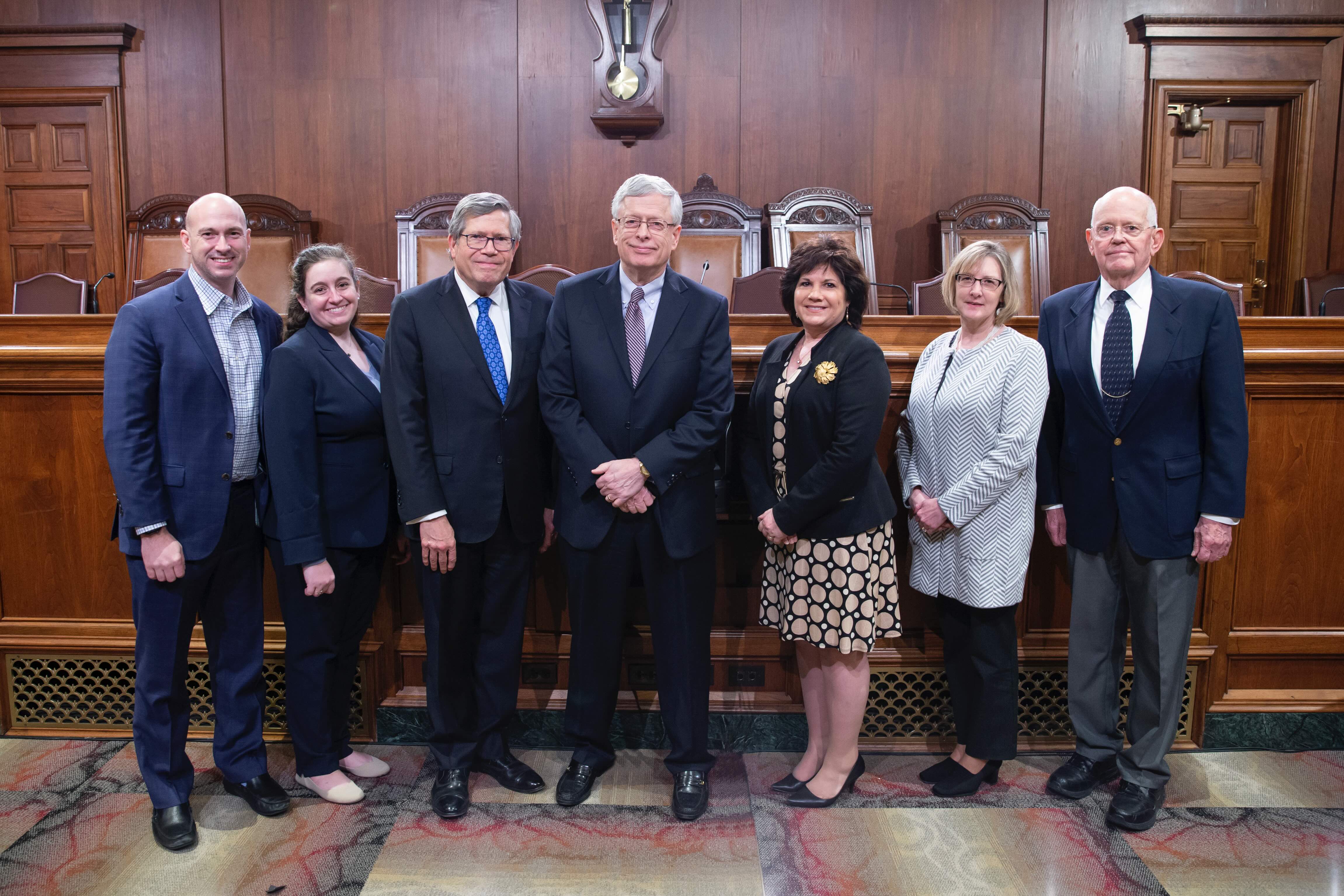 Jonathan Cervas with the PA Reapportionment Commission team.